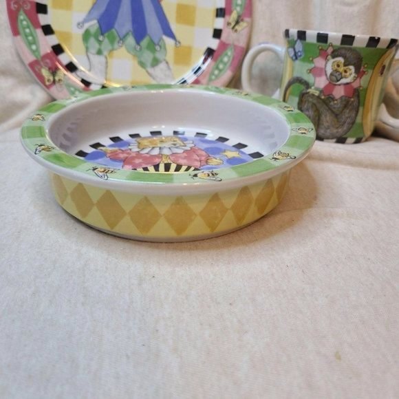 Essex Kids Ceramic Plate, Bowl & 2-Handle Mug Set - Picture 10 of 12